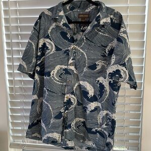 Blue Hawaiian shirt
